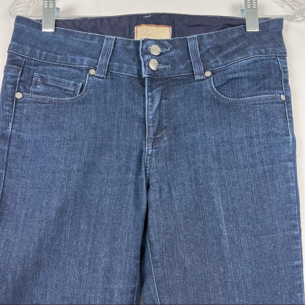 PAIGE • H.H Boot Dark Wash Jeans Size 26 - Picture 3 of 12